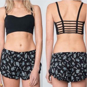 Bustier Cropped Top Spaghetti Strap Bralette